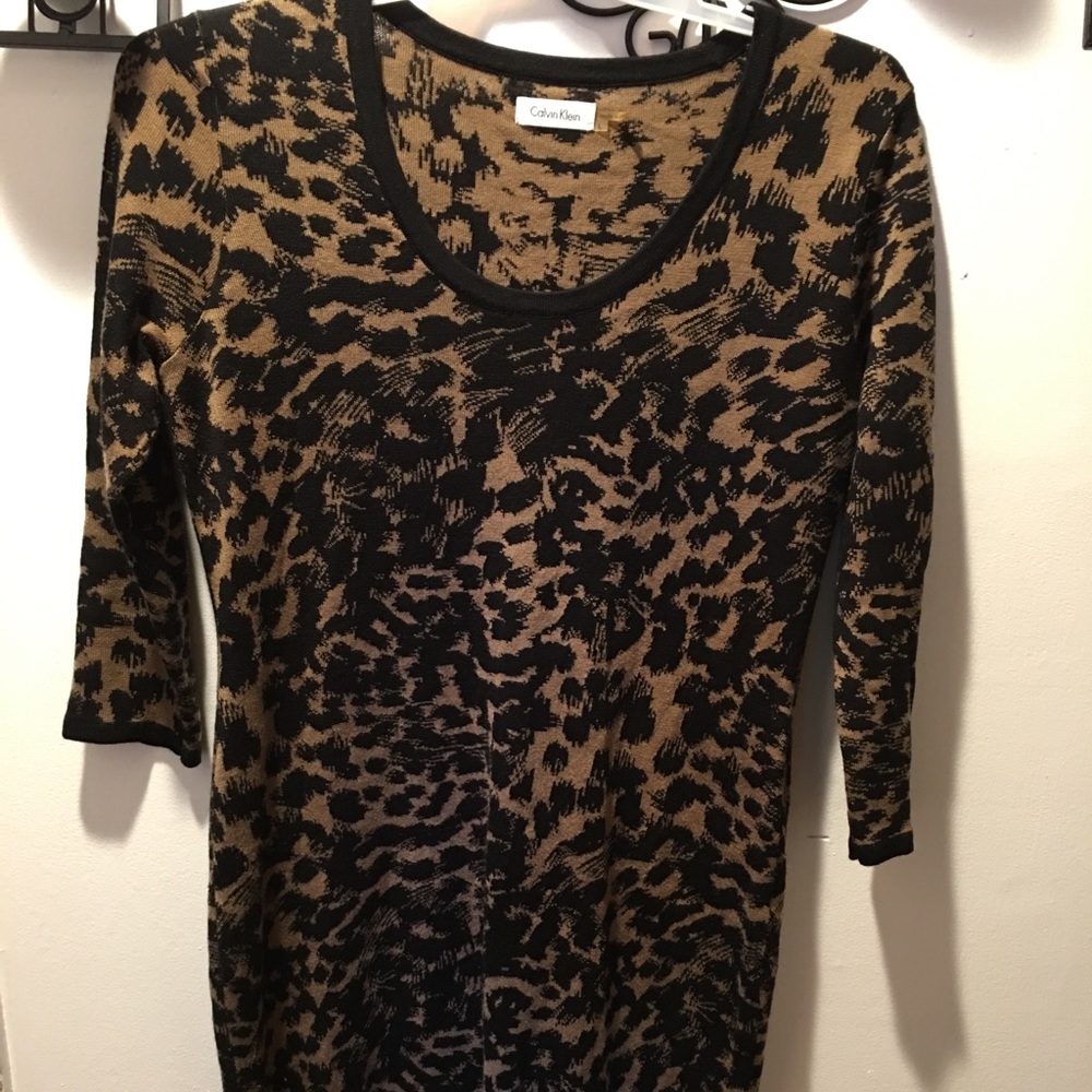 Calvin Klein L sweater dress